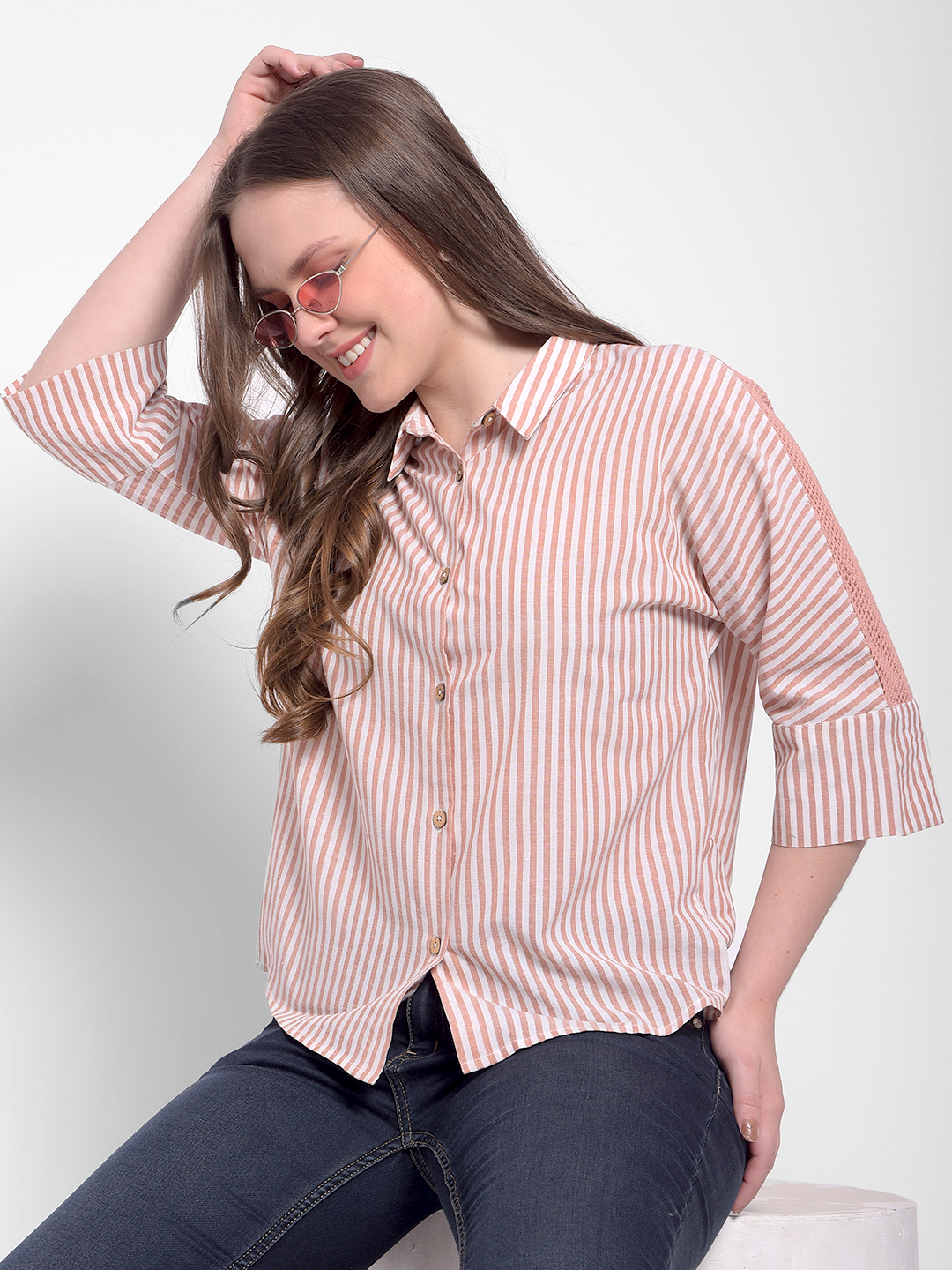 Numero Uno Women Striped Casual Shirt